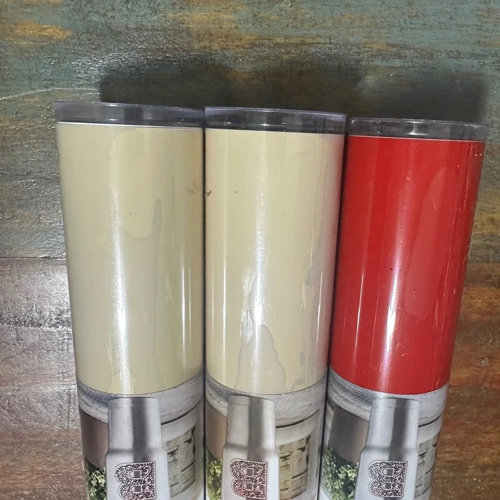 Cricut Premium Vinyl Permanent Glossy 3 Pack Parchment Tomato Red Basics Sampler